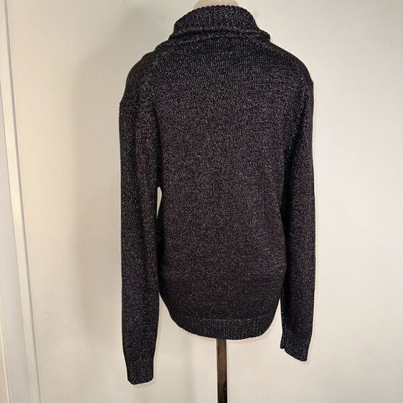 INC International Concepts Womens Marled Knit Pullover Sweater Shawl Collar - Picture 2 of 11